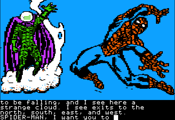 Spiderman Screenshot 11 (Apple II)