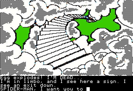 Spiderman Screenshot 15 (Apple II)