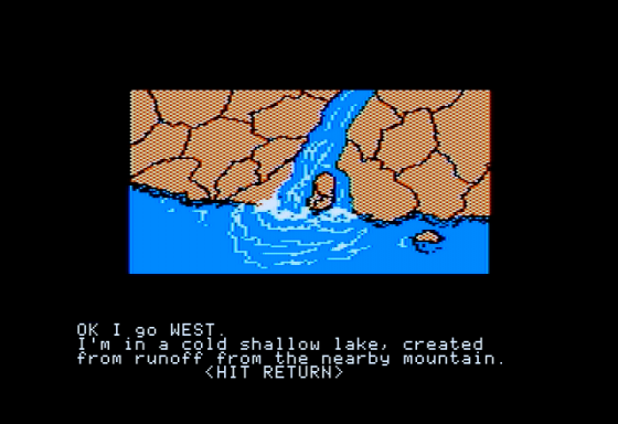 Buckaroo Banzai Screenshot 5 (Apple II)