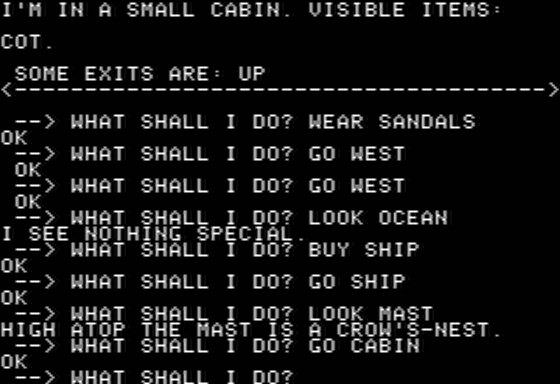 Golden Voyage Screenshot 6 (Apple II)