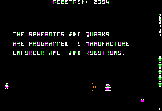 Robotron 2084 Screenshot 10 (Apple II)