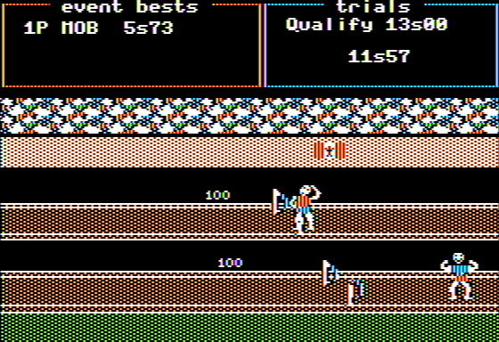 Track & Field Screenshot 6 (Apple II)