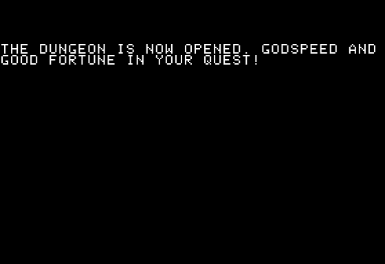 Dunjonquest: Temple Of Apshai Screenshot 8 (Apple II)