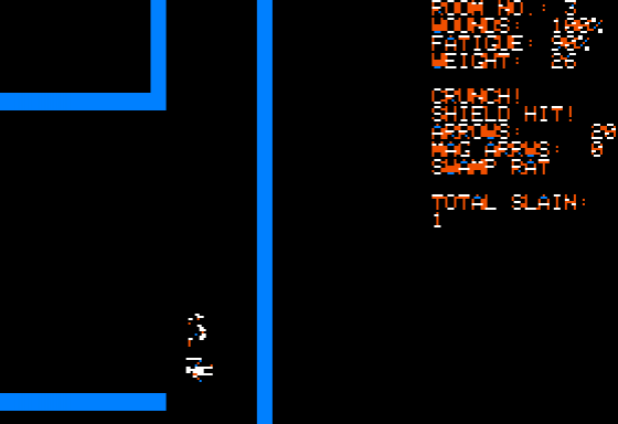 Dunjonquest: Temple Of Apshai Screenshot 17 (Apple II)