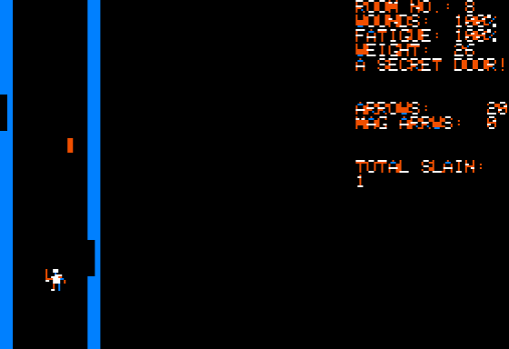 Dunjonquest: Temple Of Apshai Screenshot 26 (Apple II)