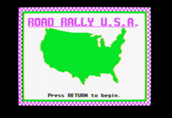 Road Rally USA Screenshot