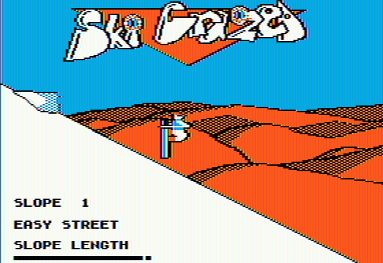 Ski Crazed Screenshot 7 (Apple II)