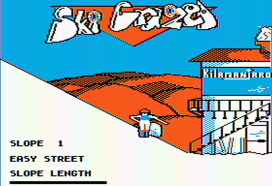 Ski Crazed Screenshot 8 (Apple II)