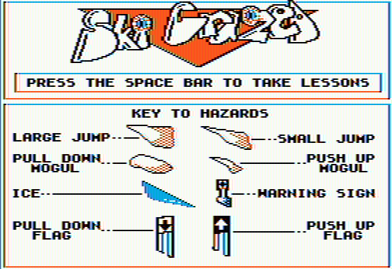 Ski Crazed Screenshot 9 (Apple II)