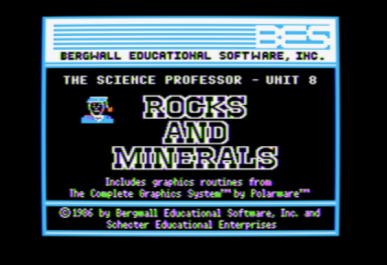 The Science Professor 8: Rocks And Minerals Screenshot