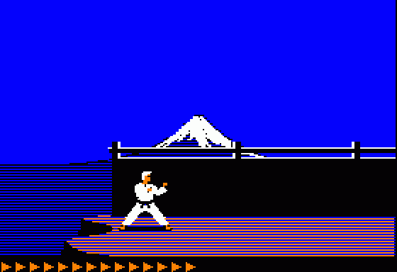 Karateka Screenshot 7 (Apple II)