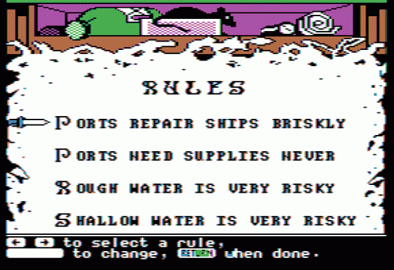 The Ancient Art Of War At Sea Screenshot 5 (Apple II)