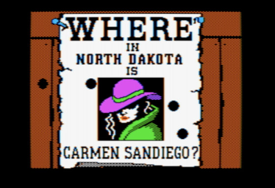 Where in North Dakota is Carmen Sandiego Screenshot