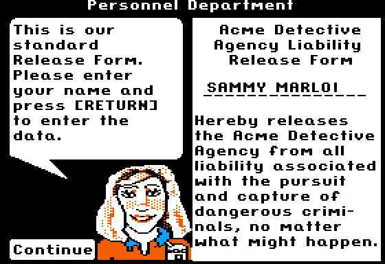 Where In Time Is Carmen Sandiego? Screenshot 13 (Apple II)