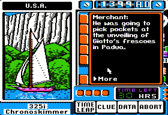 Where In Time Is Carmen Sandiego? Screenshot 17 (Apple II)