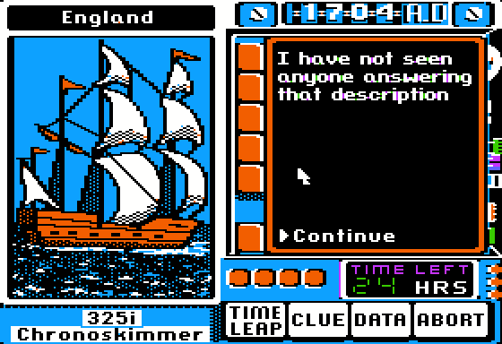 Where In Time Is Carmen Sandiego? Screenshot 18 (Apple II)