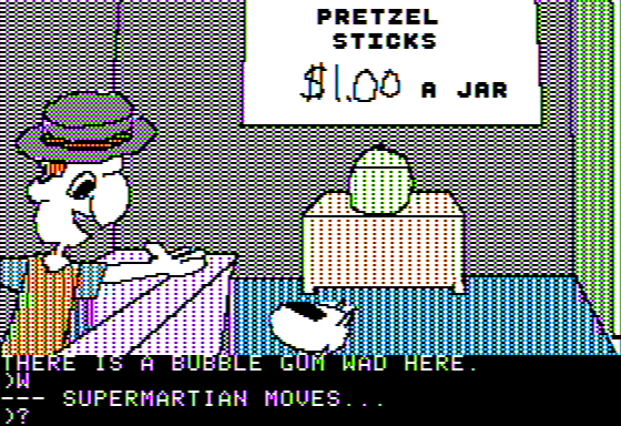 Supermartian Screenshot 5 (Apple II)