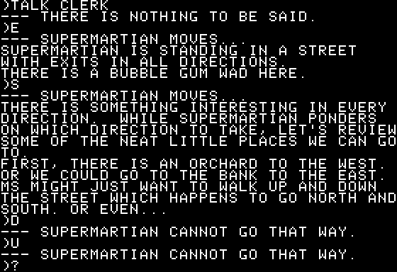 Supermartian Screenshot 7 (Apple II)