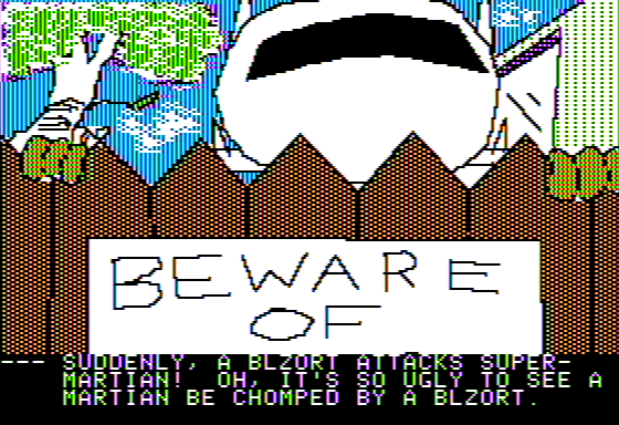 Supermartian Screenshot 10 (Apple II)