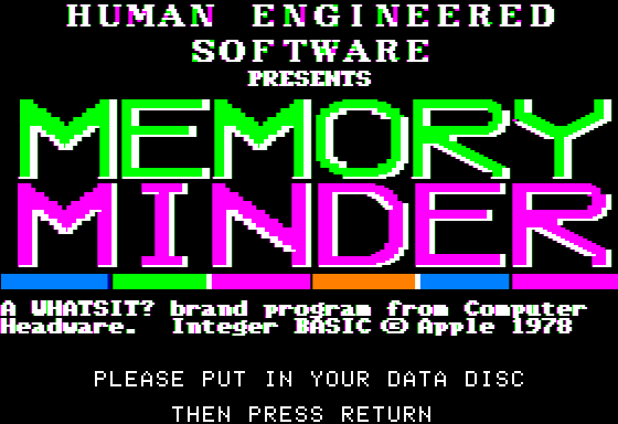 Memory Minder Screenshot