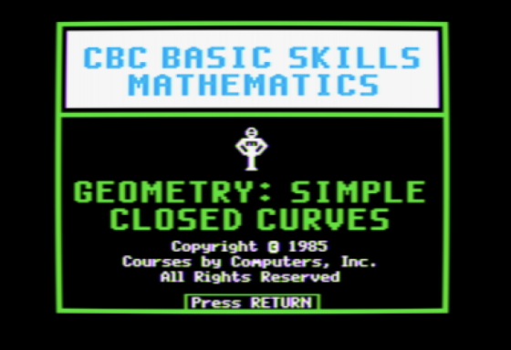 Geometry: Simple Closed Curves Screenshot