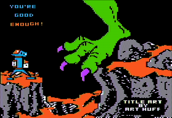 Cavern Creatures Screenshot 7 (Apple II)