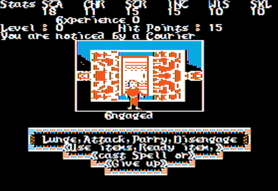 Alternate Reality: The City Screenshot 5 (Apple II)