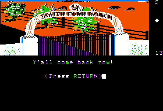 The Dallas Quest Screenshot 7 (Apple II)