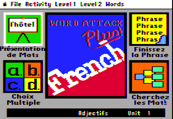 Word Attack Plus: French (800K Version) Screenshot