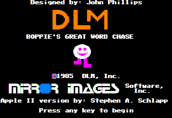 Boppie's Great Word Chase Screenshot