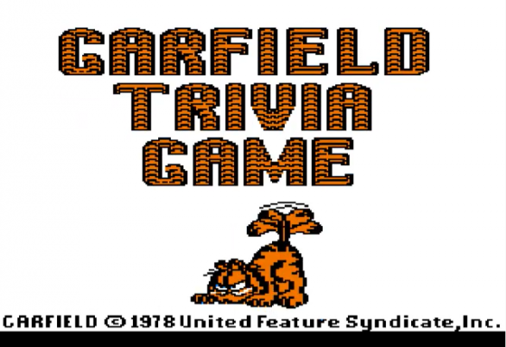 Garfield Trivia Game