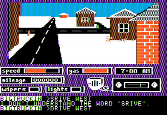 Cross Country USA Screenshot 6 (Apple II)