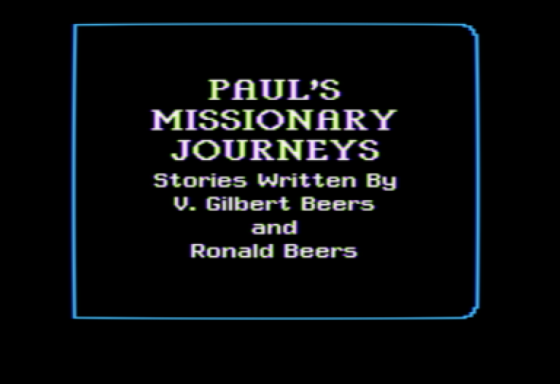 Paul's Missionary Journeys Screenshot