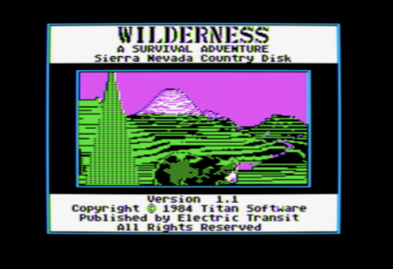 Wilderness: Sierra Nevada Screenshot