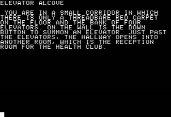 Amnesia Screenshot 9 (Apple II)