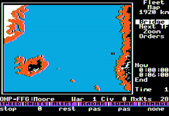 Strike Fleet Screenshot 6 (Apple II)