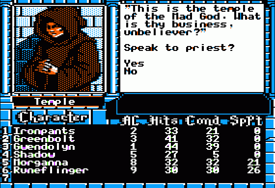 The Bard's Tale III: Thief of Fate Screenshot 12 (Apple II)