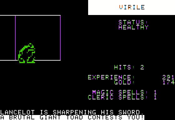 The Standing Stones Screenshot 7 (Apple II)