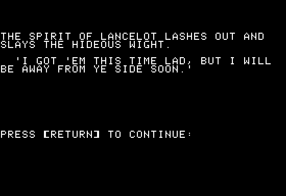 The Standing Stones Screenshot 8 (Apple II)