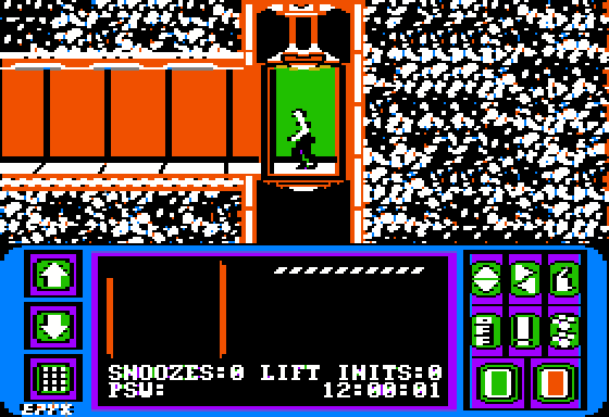 Impossible Mission Screenshot 6 (Apple II)