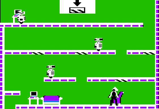 Impossible Mission Screenshot 9 (Apple II)