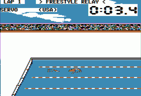 Summer Games Screenshot 5 (Apple II)