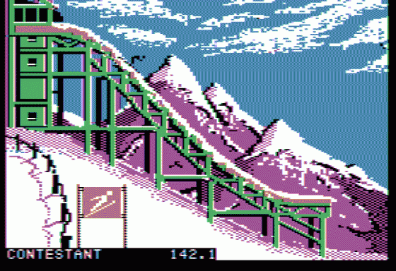 Winter Games Screenshot 5 (Apple II)