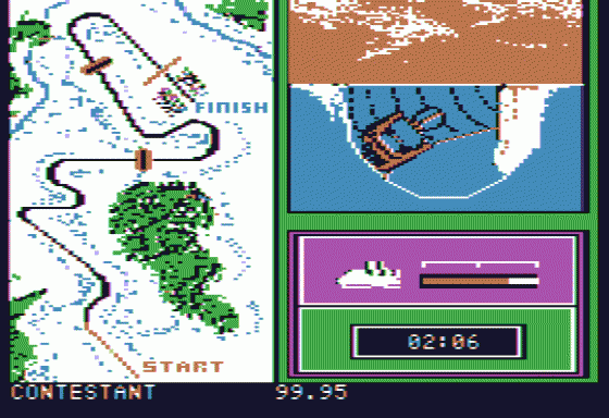 Winter Games Screenshot 7 (Apple II)