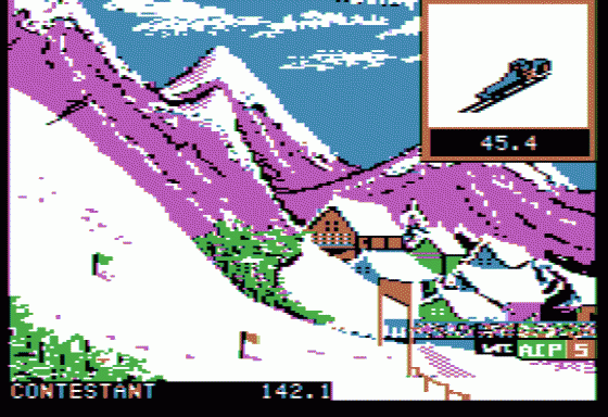 Winter Games Screenshot 8 (Apple II)