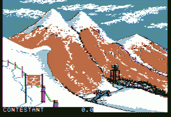 Winter Games Screenshot 10 (Apple II)