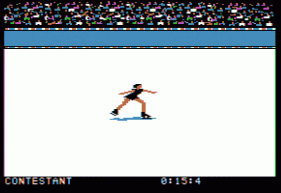 Winter Games Screenshot 12 (Apple II)