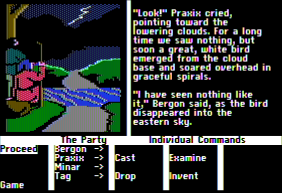 Journey: The Quest Begins Screenshot 10 (Apple II/IIe/IIc)