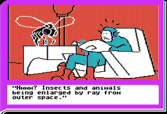 Lane Mastodon Vs. The Blubbermen Screenshot 6 (Apple II)