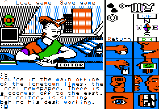 Tass Times In Tonetown Screenshot 7 (Apple II)